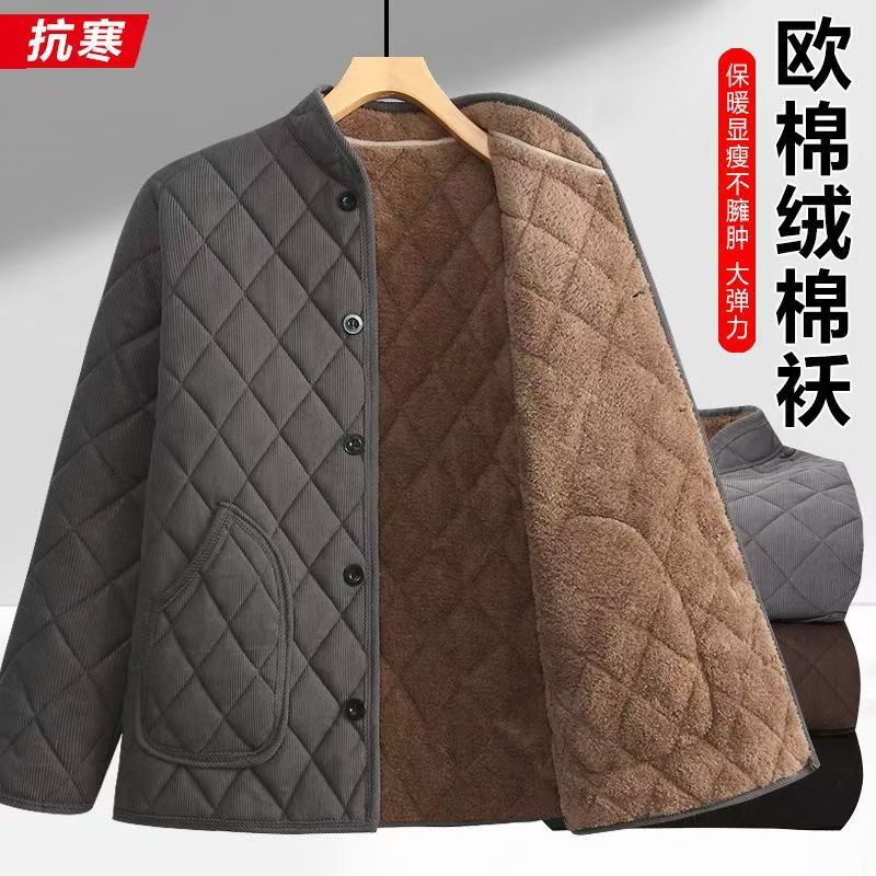 冬季中老年男士内胆棉袄
