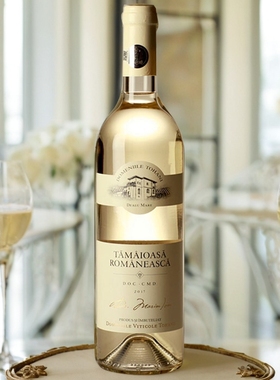 Tohani 同名小粒麝香 甜白葡萄酒 罗马尼亚原瓶进口红酒女士甜酒