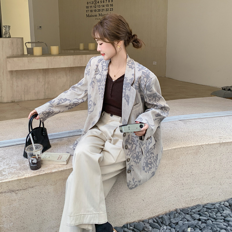 【现货】数据好花色高级感西装外套2C189-W8118-P145-K218,女装西装,2C189