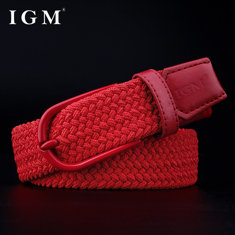 红腰带帆布2024编织百搭