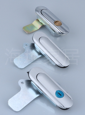 海坦 老AB403-1棱背 平面锁 配电柜箱把手锁 老款AB403工业柜锁