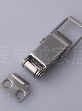 DK621-1不锈钢工业设备箱锁扣 开关柜门弹簧搭扣 鸭嘴扣 箱包扣