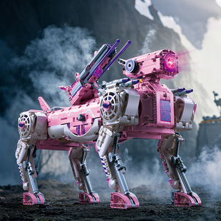 武装机械狗动力遥控款现代军事武器兼容乐积木拼装益智玩具模型