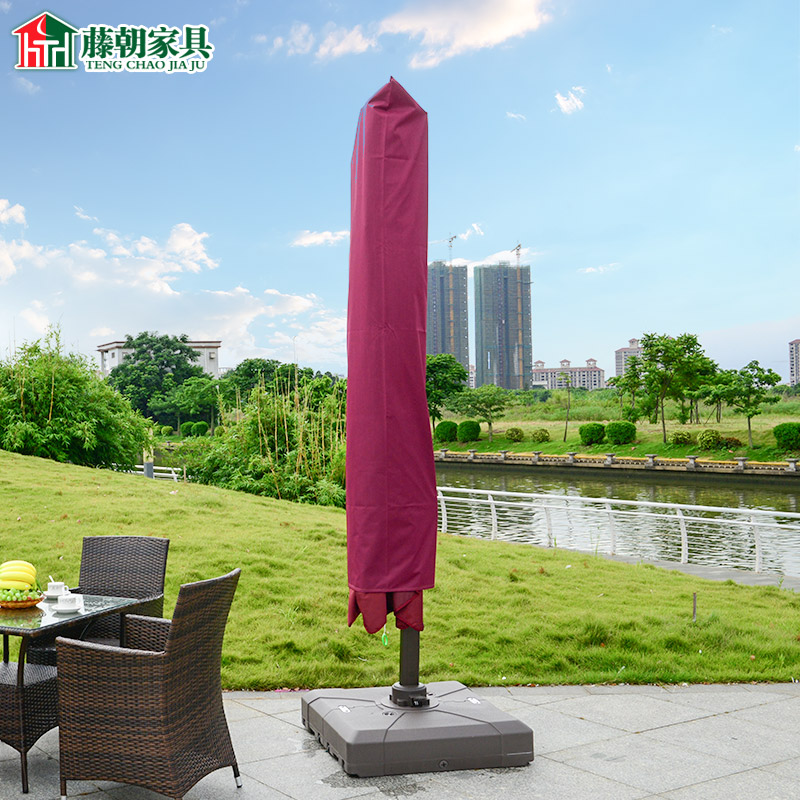 藤朝户外遮阳伞防风挡雨