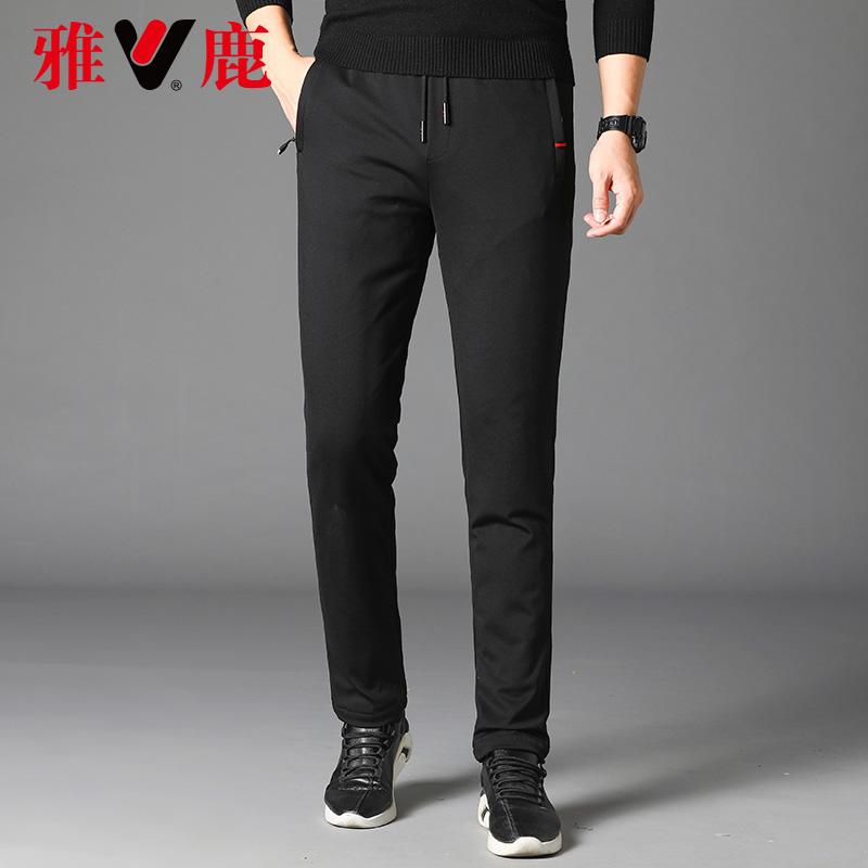 雅鹿冬季男士羽绒裤外穿棉裤修身白鸭绒户外加厚保暖运动休闲大码在类目 男装, 羽绒裤中 - 来自Buy2taobao.com提供专业的淘宝代购服务
