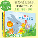 蒂姆幼儿启蒙绘本系列嗨哟嗨哟小蜘蛛织大网找呀找小兔子找春天踢踏踢踏小螃蟹搬新家麦克米伦绘本温暖启蒙认知绘本 现货速发