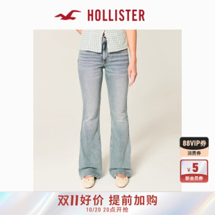 355 Hollister25秋冬新款 女装 喇叭牛仔裤 5633 辣妹水洗高腰修身
