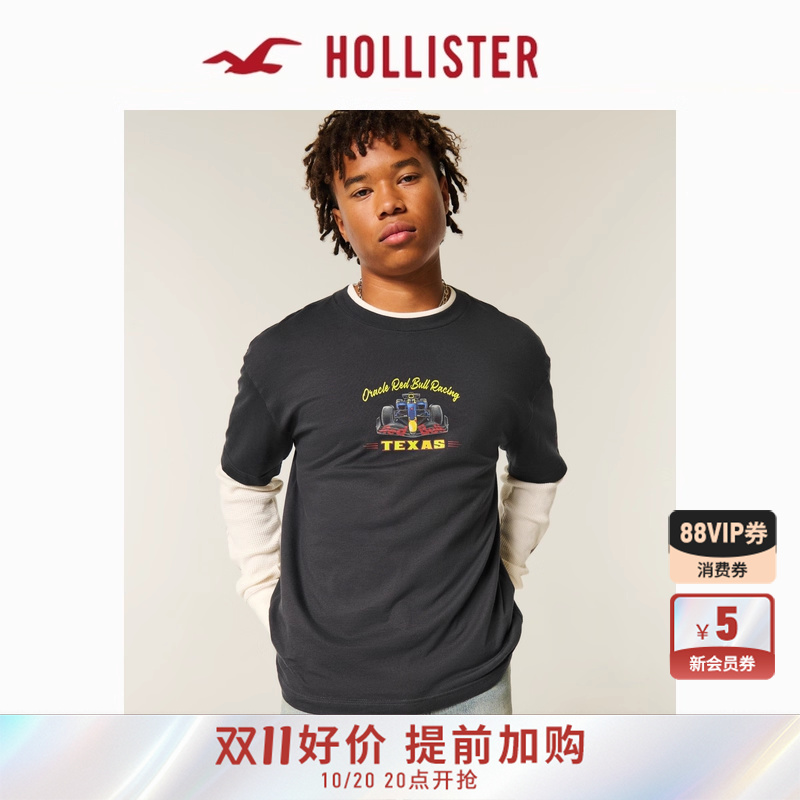 Hollister红牛赛车短袖T恤
