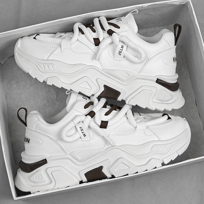 男鞋春季2026新款高级感百搭男士运动休闲内增高厚底小白老爹潮鞋,流行男鞋,老爹鞋,淘宝优惠券,粉丝福利购,淘宝优惠卷