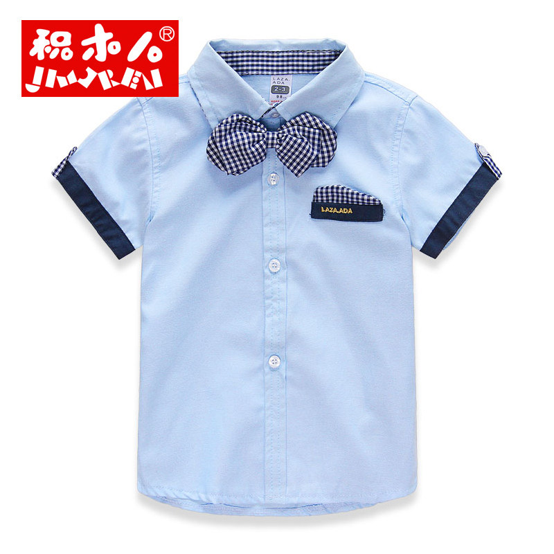 Chemise garcon à manche courte - Ref 2077465 Image 4