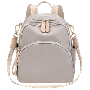 双肩包女小号背包防盗韩版轻便通勤高级感两用牛津布2026时尚新款