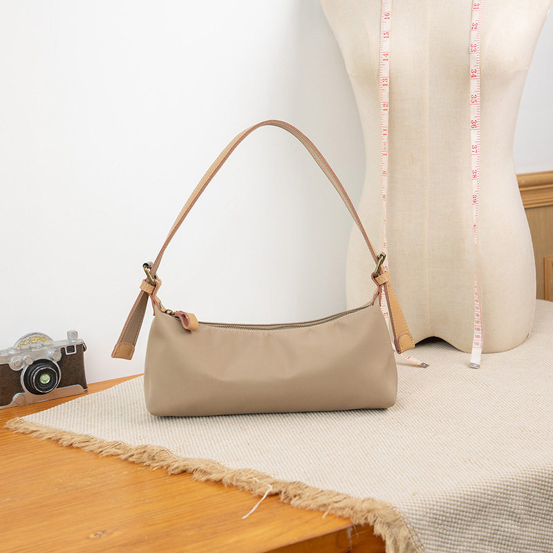 腋下包质感牛津布单肩包女尼龙包包新款潮流行时尚法棍包小众洋气