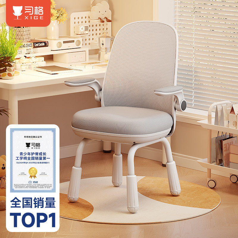 书桌椅初高中学生轻奢高级感舒适久坐成人凳子小户型学生书房椅子,住宅家具,电脑椅,淘宝优惠券,粉丝福利购,淘宝优惠卷