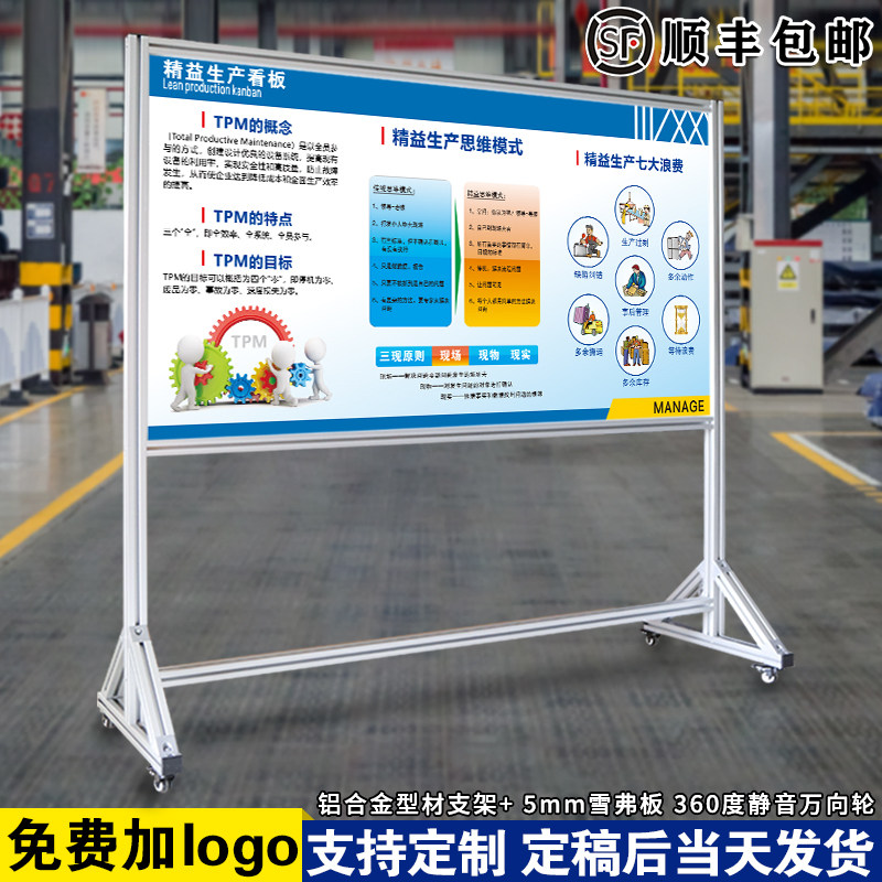 【精益生产看板】工业铝合金支架