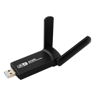 GRIS WIFI6千兆USB无线网卡mediatek联发科MT7921雷凌免驱动1800M双频台式机3.0电脑WIFI接收器机顶盒E笔记本