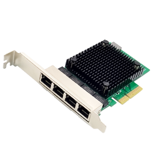 GRIS 4口服务器PCI-E2.5G千兆网卡视觉采集esxi汇聚瑞昱RTL8125B台式机RJ45群晖软路由电脑免驱动以太网2500M