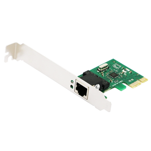 GRIS PCIE千兆网卡RTL8111E视觉采集卡台式机电脑realtek瑞昱群晖ESXI汇聚服务器2U小机箱软路由RJ45以太网线