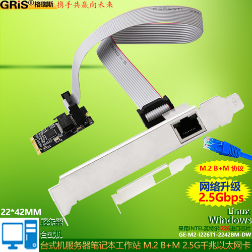 GRIS台式机服务器工作站2.5G网卡