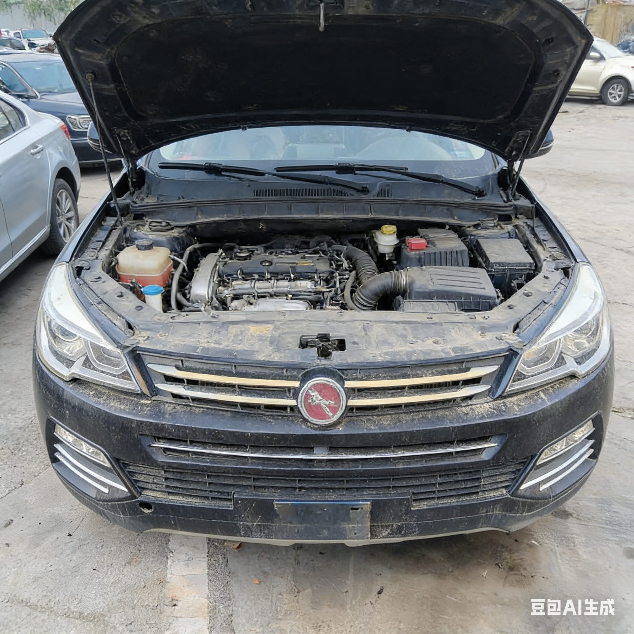 汉腾X7拆车件轮毂压缩机左前门右车门大灯仪表中控饰板总成