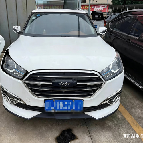 众泰T300拆车件前杠总成电子扇水箱冷凝器防撞梁前嘴机盖叶子板拆