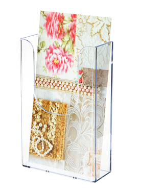 A6挂墙目录架宣传展示架 报刊杂志架快递单收纳盒票据信封收纳架