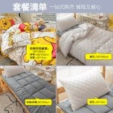 Дисней, мультяшный хлопковый комплект для школьников, покрывало для кровати, простыня, пододеяльник, одеяло, 3 предмета