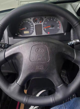 长丰猎豹6481/V33/黑金刚/飞腾奇兵菱智景逸方向盘套真皮手缝把套