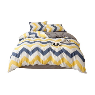 全棉四件套简约北欧高级感纯棉男生女生三件套学生宿舍单人被套单