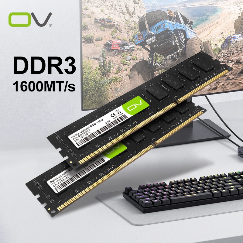 OV DDR3 4GB1600mhz台式机电脑内存全兼容条清尾货，价格实惠