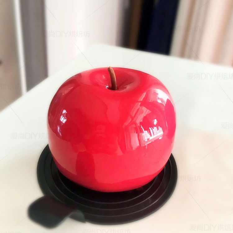 圣诞节8连苹果慕斯硅胶蛋糕模具