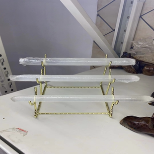 好记水晶摩洛哥透石膏棒石膏柱手链展示架手串手镯挂件摆件