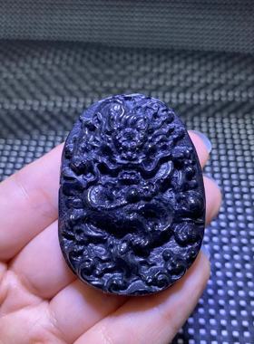 好记水晶金运石龙吊坠项链毛衣链锁骨链配饰送朋友生日礼物