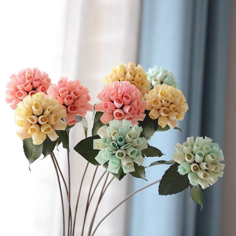 雨时花手工自然干花真花干花花束艺术干花小清新文艺客厅装饰卧室