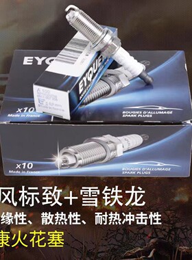 EYQ益康标致307 308标志408 508雪铁龙C5世嘉凯旋四极火花塞