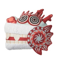 宜家代購(gòu) 弗斯達(dá)靠墊 龍50x46厘米 龍年限量版沙發(fā)毛絨靠墊抱墊