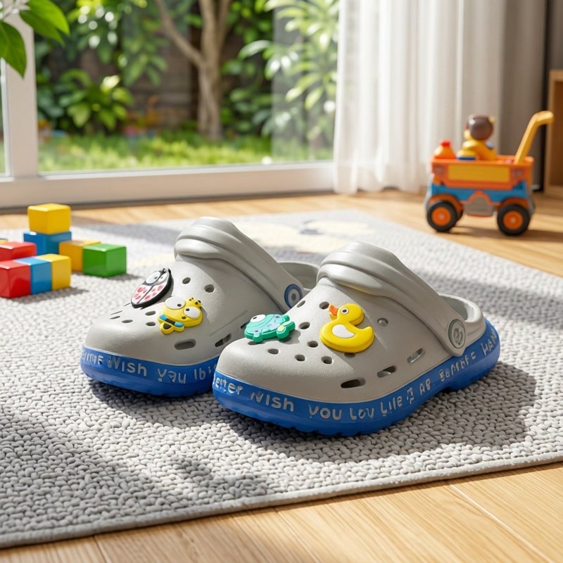 儿童拖鞋1-3岁洞洞鞋包头拖软底洗澡卡通四公仔男女童婴儿,童鞋/婴儿鞋/亲子鞋,儿童洞洞鞋,淘宝优惠券,粉丝福利购,淘宝优惠卷