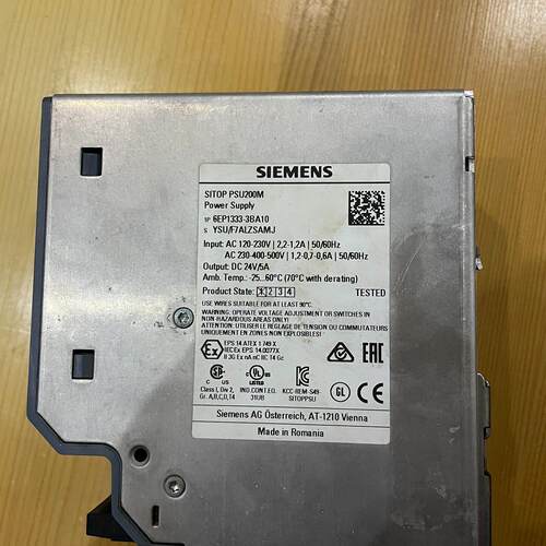 议价6EP1333-3BA10 SITOP PSU200M 24V5A直流工业稳压电源维修