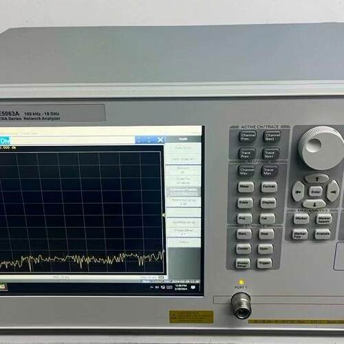 议价E5063A 网络分析仪 是德18G频率 实验室测试仪器维修