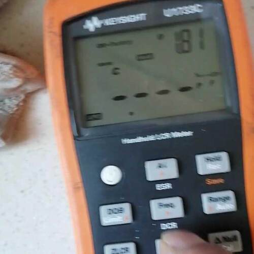 议价U1733C 手持式LCR测试仪 电容电阻阻抗测量表维修