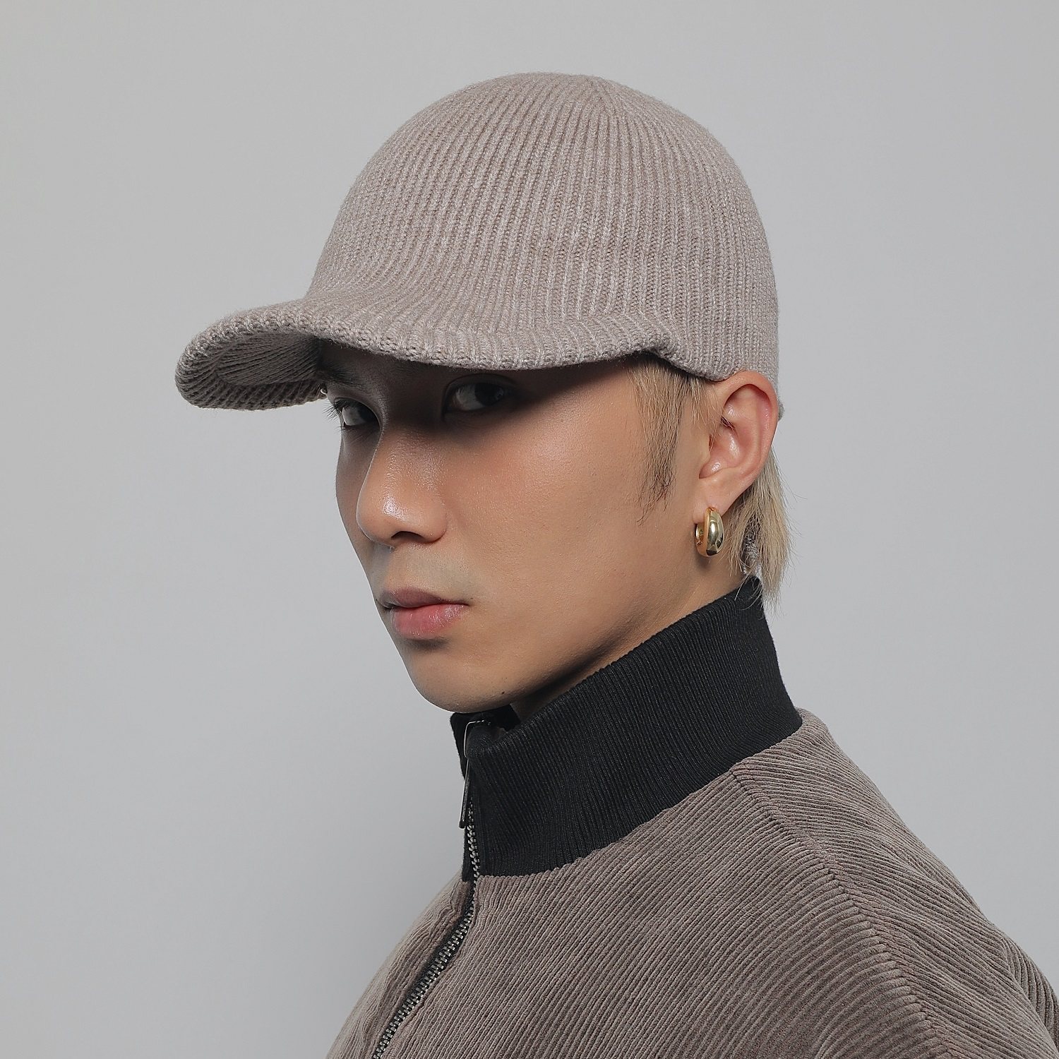 WORLDWIDE 秋冬复古羊毛混纺针织鸭舌帽保暖纯色毛线棒球帽马术帽,服饰配件/皮带/帽子/围巾,帽子,淘宝优惠券,粉丝福利购,淘宝优惠卷