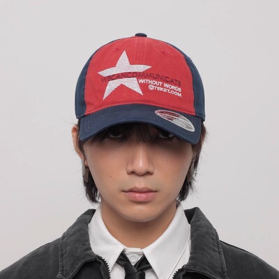 韩国小众设计师款联名拼色鸭舌帽