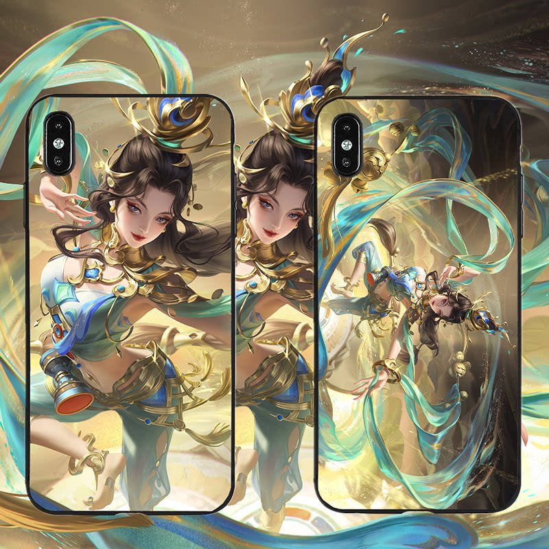 王者荣耀貂蝉遇见胡旋逐梦之音猫影幻舞新皮肤适用各种型号手机壳