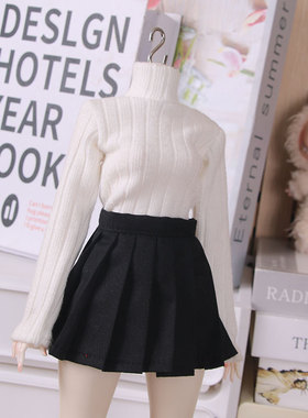 BJD娃衣4分高领毛衣针织打底衫高领打底衫1/4猫可1/31/6大四普463