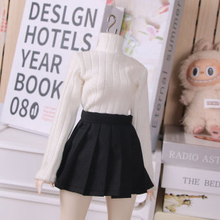 BJD娃衣4分高领毛衣针织打底衫高领打底衫1/4猫可1/31/6大四普463