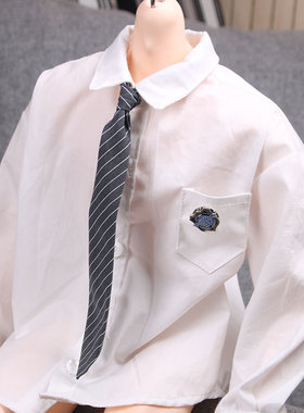 BJD3分4分娃娃衣服西西里8bjd阿巳 70uf id75大衬衫长袖衬衫打底