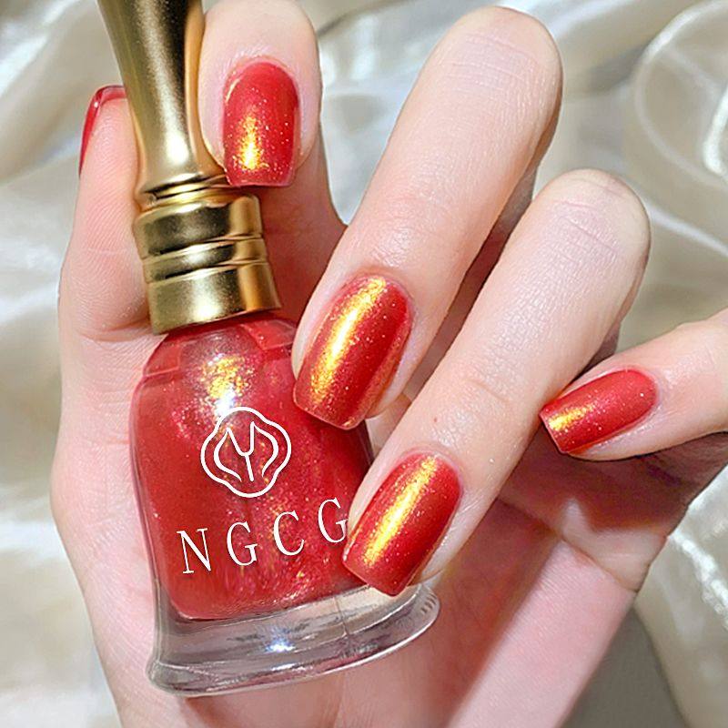 指甲油显白高级感亮闪闪人鱼姬免烤持久防水不可剥不易掉美甲跳色,彩妆/香水/美妆工具,指甲油,淘宝优惠券,粉丝福利购,淘宝优惠卷