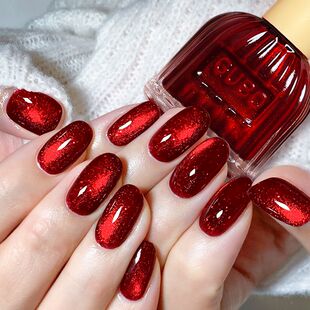 亮晶晶流行色专用爆闪显白指甲油猫眼免烤快干无味易卸升级美甲新