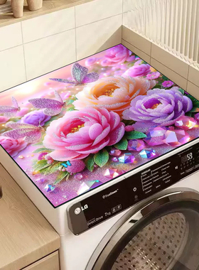 滚筒洗衣机上盖垫子防晒罩冰箱防尘盖布防水冰柜床头柜垫吸水垫布