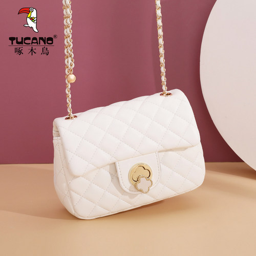 啄木鸟女包链条包斜挎单肩小日韩