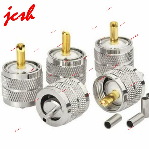 同轴射频RF连接器 UHF-J-1.5 公头PL259 M接RG316 RG174 线